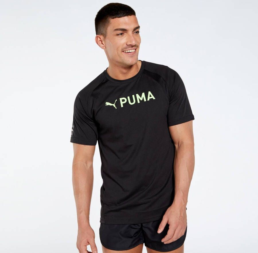 PUMA PERFORMANCE T-shirt met labelprint model 'ULTRABREATHE'