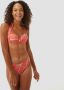 TC WOW gebloemde strapless beugel bikinitop rood groen - Thumbnail 3