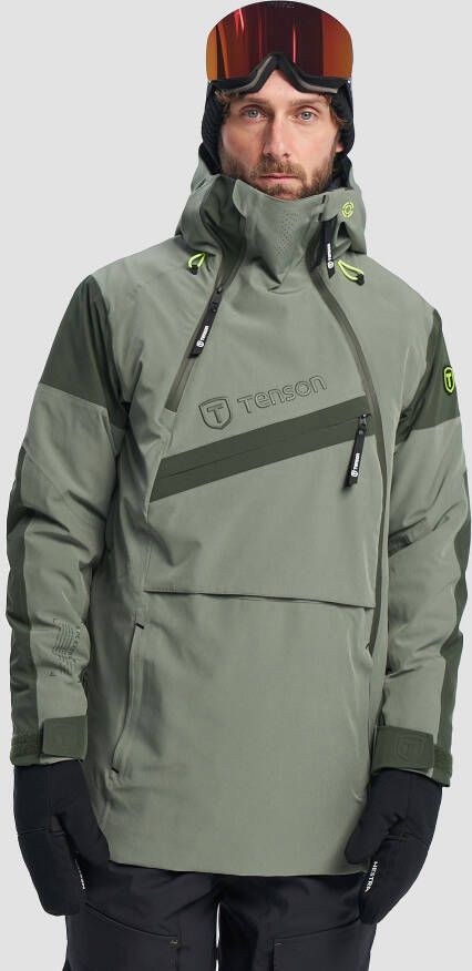 TENSON aerismo jackorak ski jas grijs groen heren