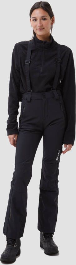 TENSON softshell skibroek zwart dames