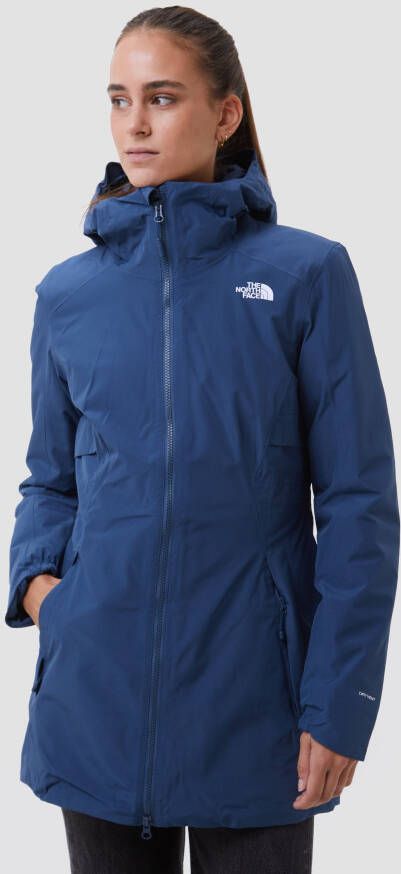 The North Face hikesteller insulated parka outdoorjas blauw dames