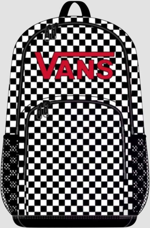 Vans by alumni rugzak zwart wit kinderen