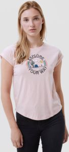 WILDEBEAST outdoorshirt roze dames