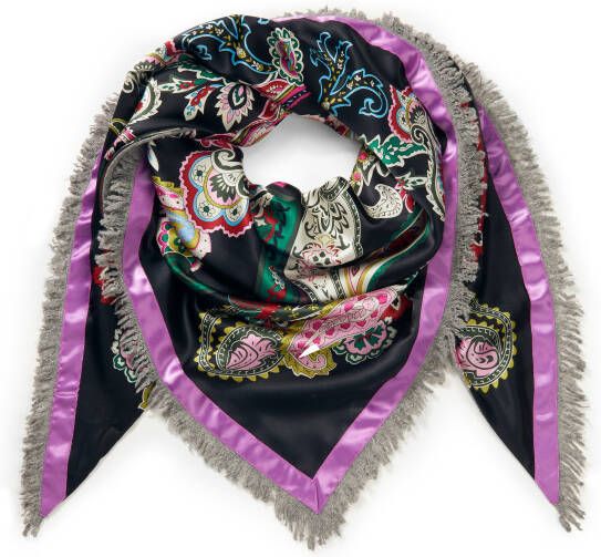 Anna Aura Driehoekige sjaal Van zwart