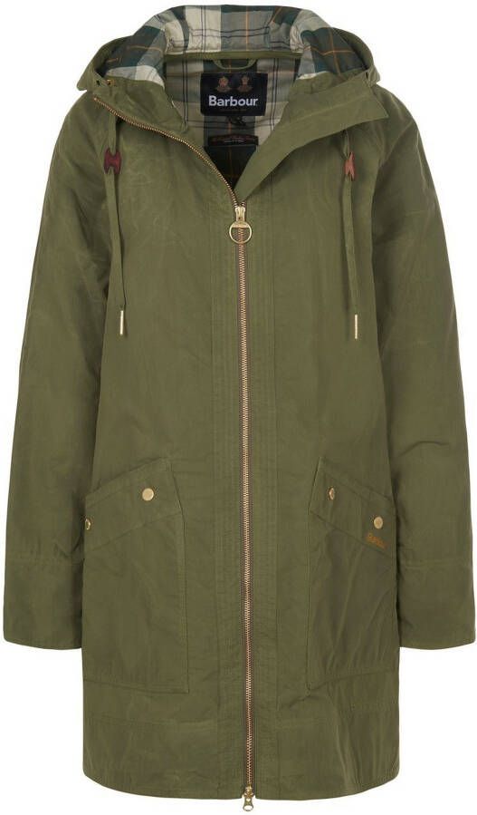 Barbour Parka met labelstitching model 'CLEVEDON'