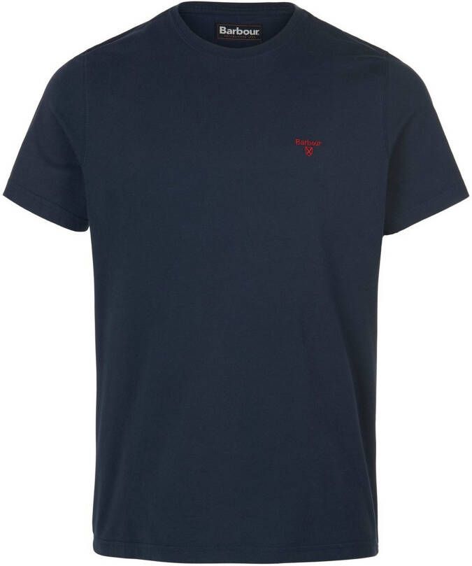 Barbour T-shirt Van blauw