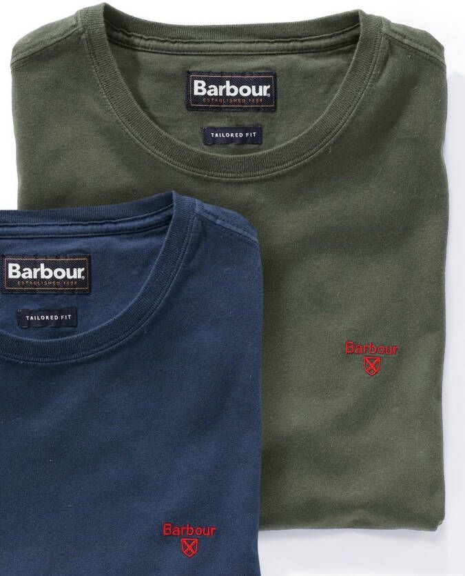 Barbour T-shirt Van groen