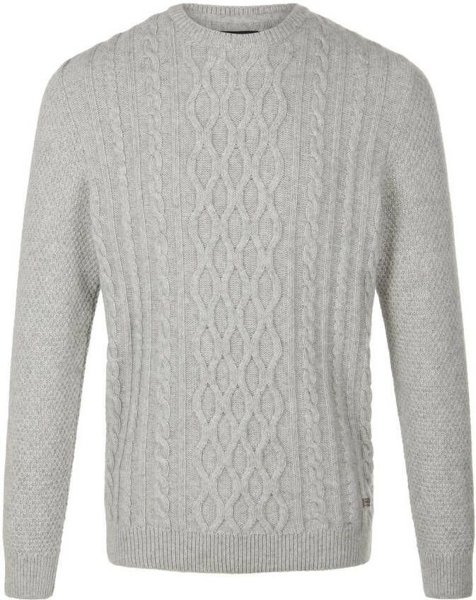 Barbour Gebreide pullover met ronde hals model 'Case Fairisle'