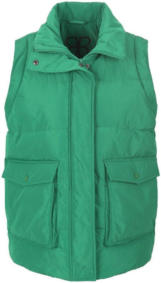 Basler Bodywarmer 2-wegritssluiting Van groen