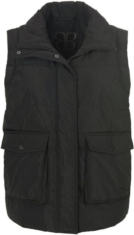 Basler Bodywarmer 2-wegritssluiting Van zwart