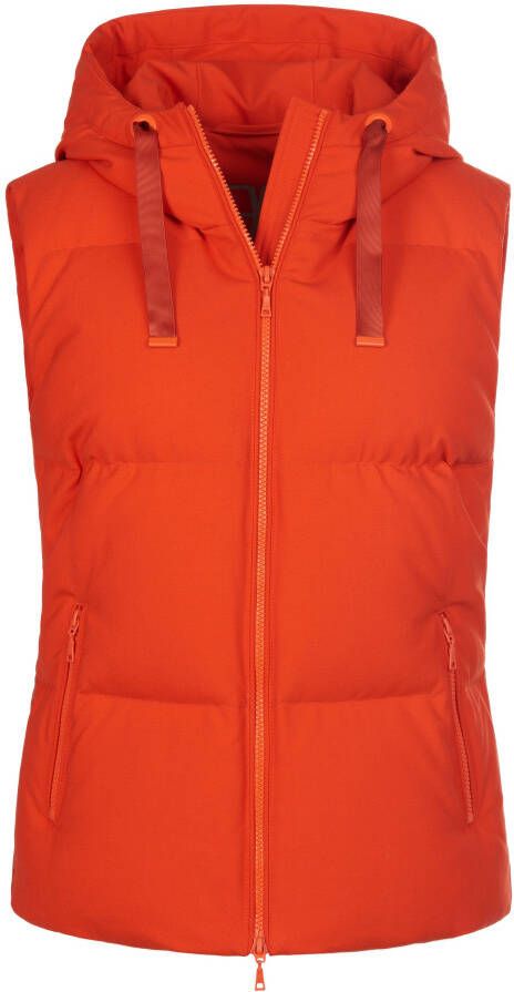 Basler Donzen bodywarmer 2-wegritssluiting Van rood