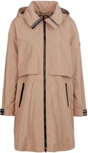 Basler Korte jas afritsbare capuchon Van beige