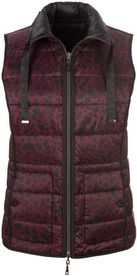 Basler Reversible-bodywarmer opstaande kraag Van zwart