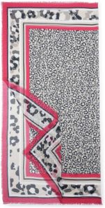 Basler Sjaaltje luipaardprint Van pink