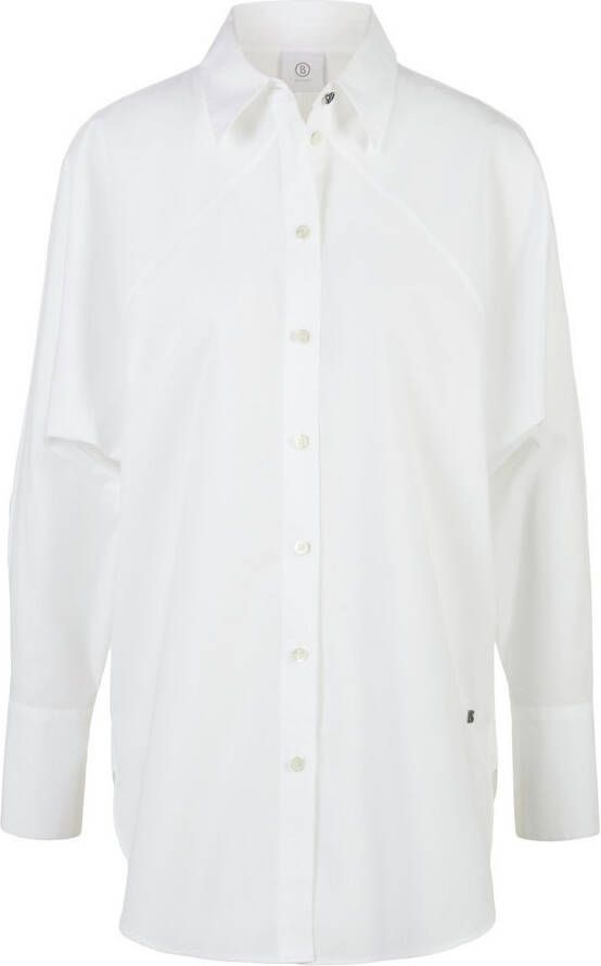 Bogner Lange blouse Zelina 100% katoen Van wit