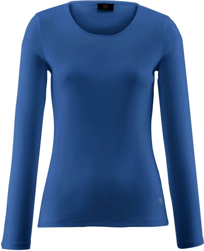 Bogner Shirt 100% katoen ronde hals Van blauw