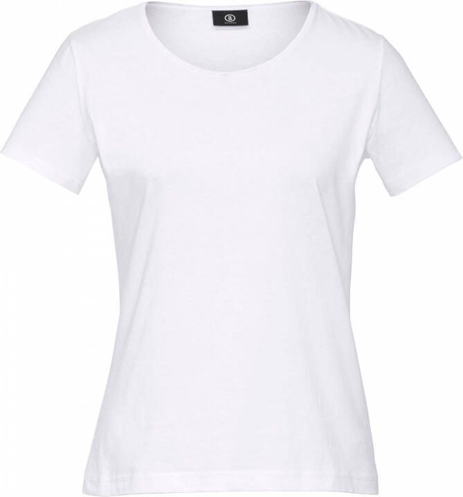 Bogner Shirt model Anni 100% katoen ronde hals Van wit