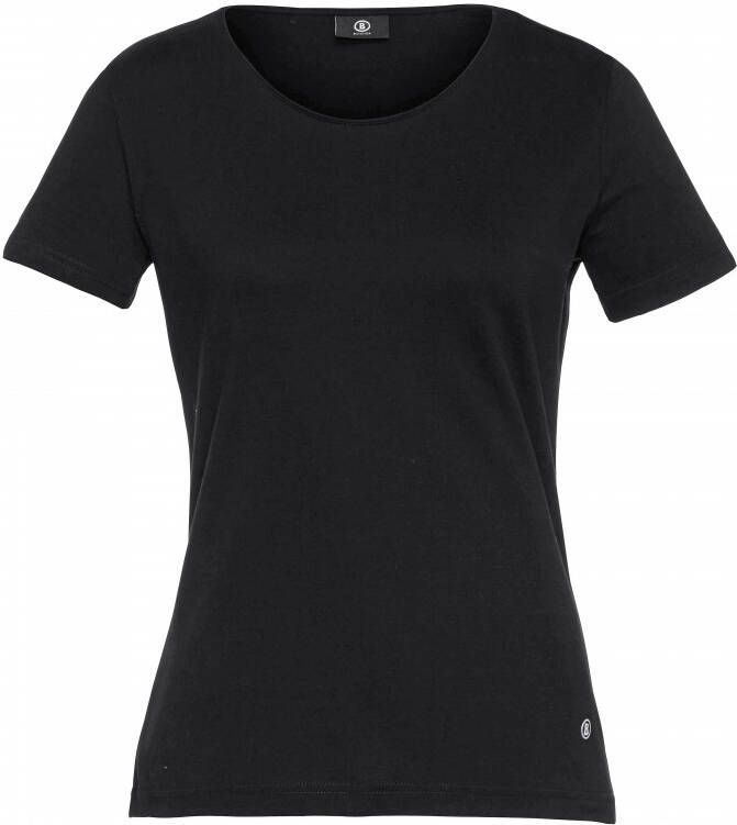 Bogner Shirt model Anni 100% katoen ronde hals Van zwart