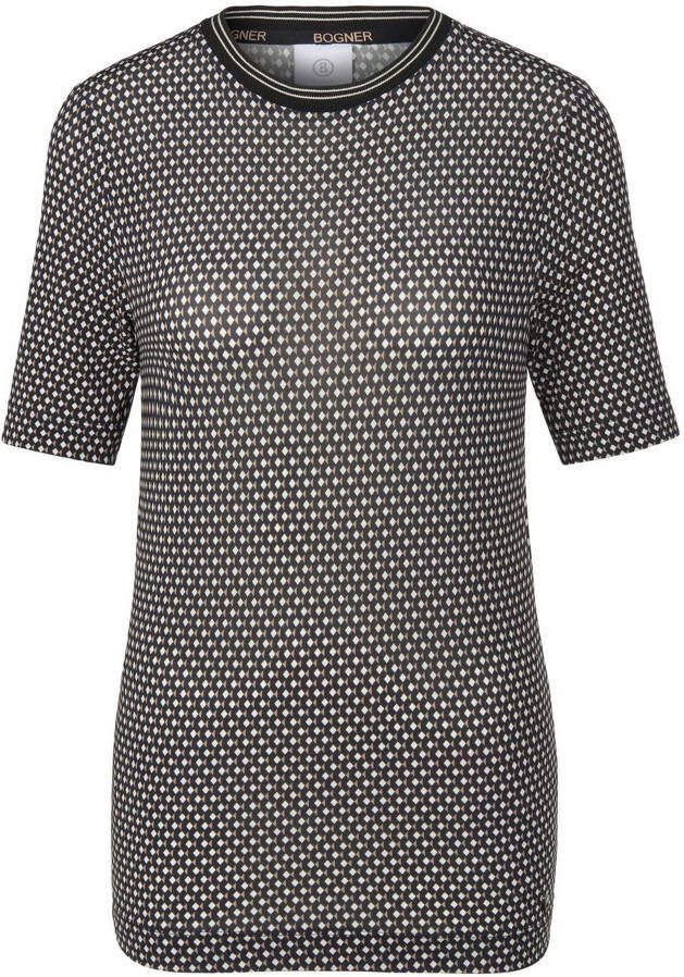 Bogner Shirt ronde hals en korte mouwen Van zwart