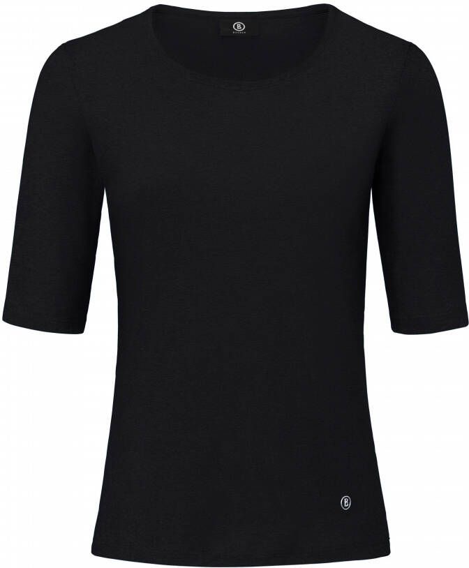 Bogner Shirt ronde hals model Velvet Van zwart