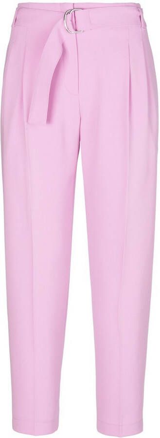 Boss Loose fit stoffen broek met riem