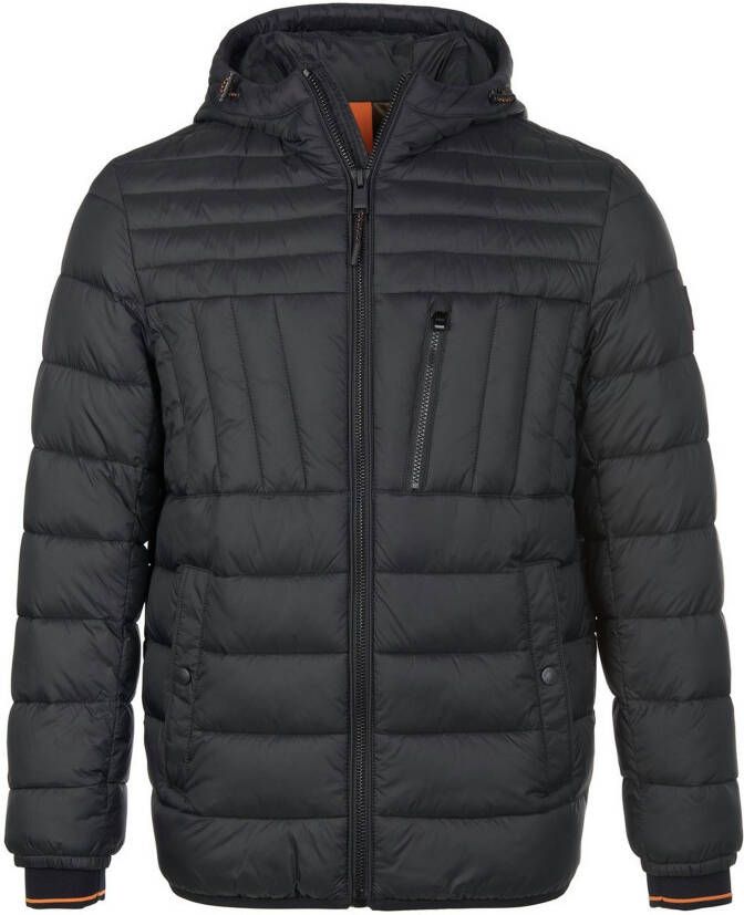 BOSS Casualwear Gewatteerd jack met labeldetails model 'OLIPSIS'