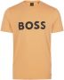 BOSS Jerseyshirt Thinking 1 Van oranje - Thumbnail 1