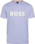 BOSS Jerseyshirt Thinking 1 Van paars - Thumbnail 1