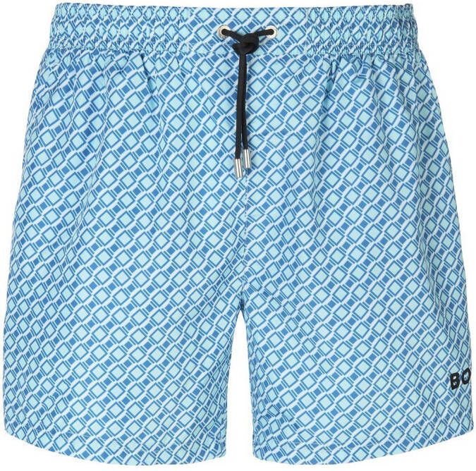 BOSS Zwembroek Van blauw