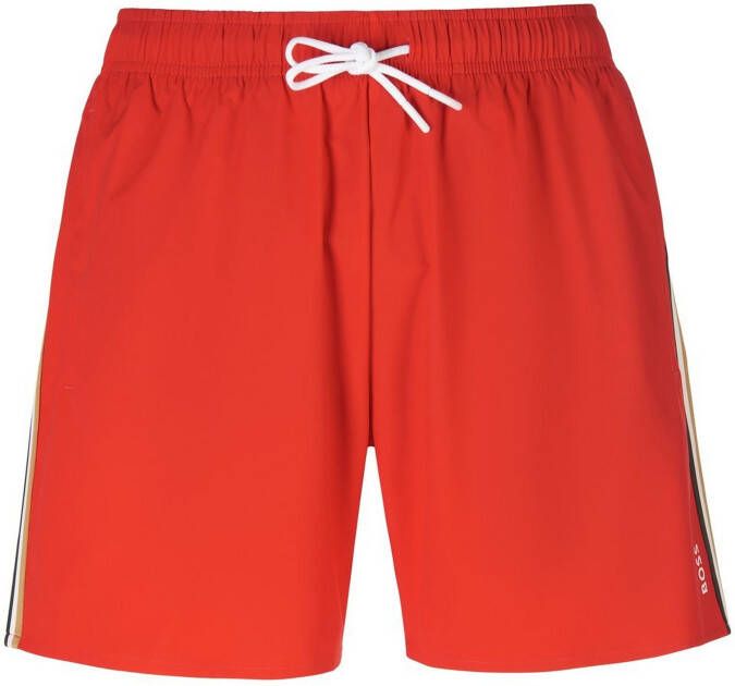 BOSS Zwembroek Van rood