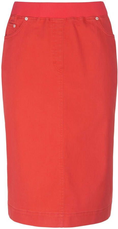 Brax Rok zonder sluiting model Pamina Skirt Van Raphaela by rood
