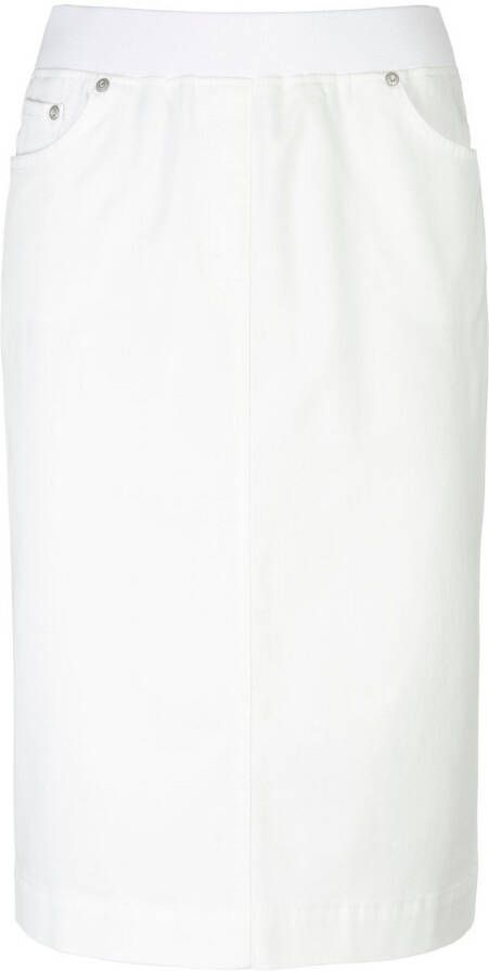 Brax Rok zonder sluiting model Pamina Skirt Van Raphaela by wit