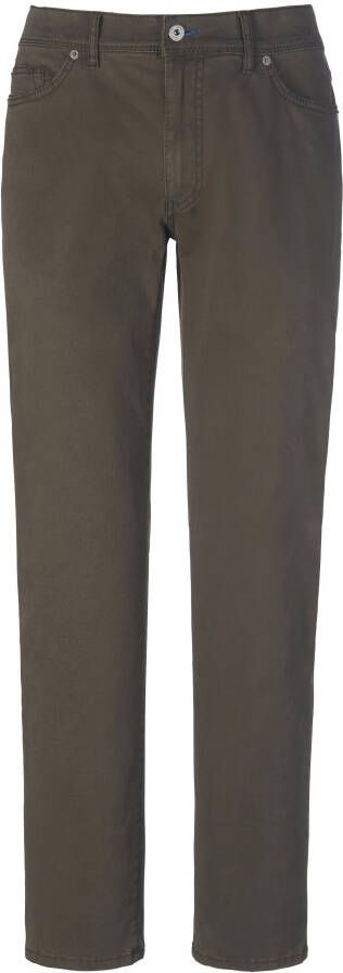 Brax Straight Fit-broek model Cadiz Van Feel Good groen