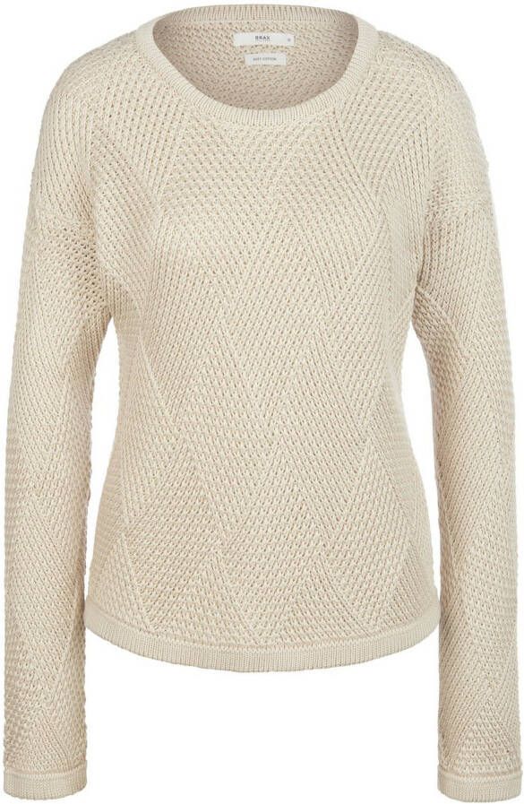 BRAX Pullover met extra brede schouders model 'Lisa'