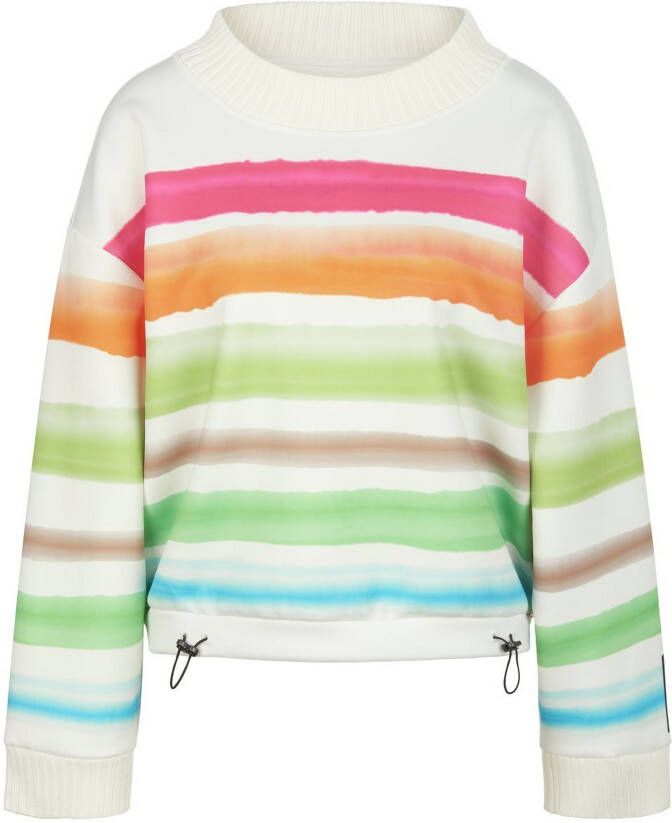 BRAX Sweatshirt met streepmotief model 'Fara'