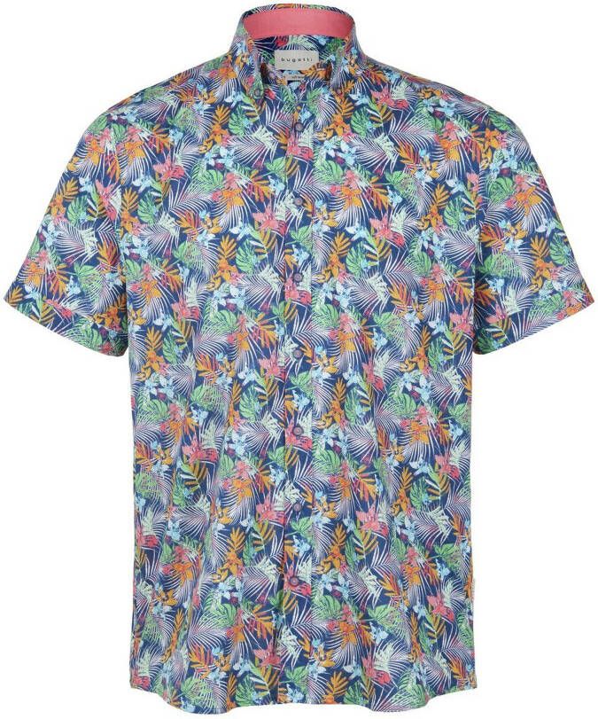 Bugatti Overhemd met korte mouwen met button-downkraag