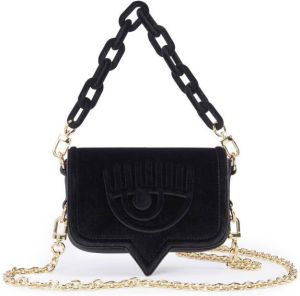 Chiara Ferragni Collection women handbag cross-body messenger bag purse Eyelike Zwart Dames