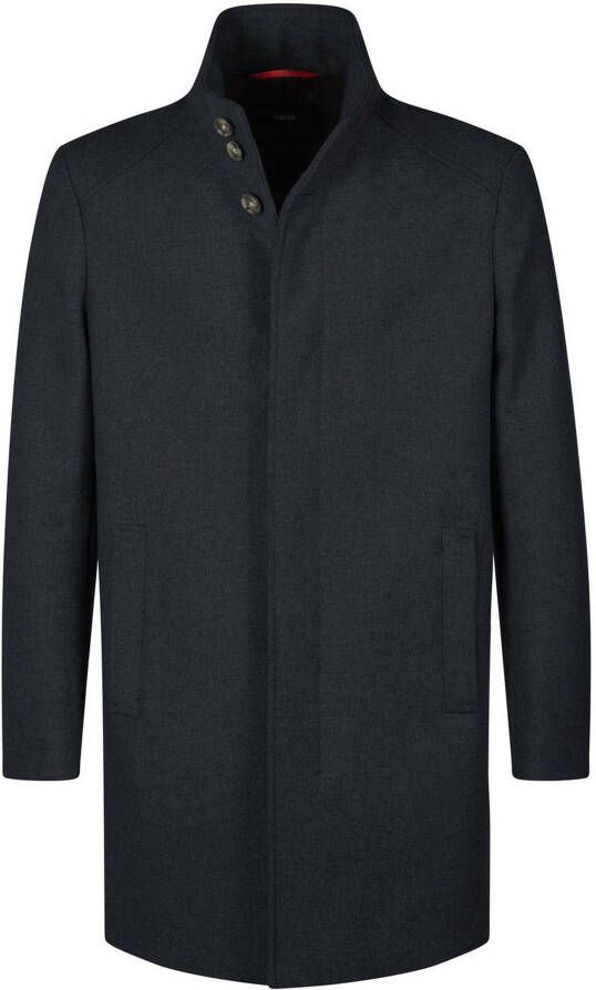 CINQUE Lange jas met blinde knoopsluiting model 'Show'