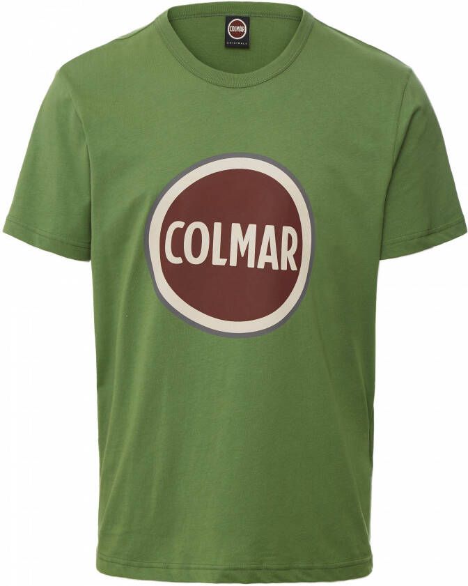 COLMAR Shirt 100% katoen ronde hals Van groen
