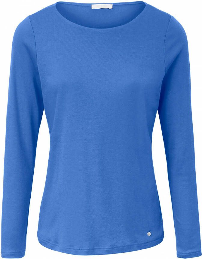 Efixelle Shirt 100% katoen lange mouwen Van blauw
