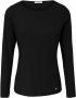 Efixelle Shirt 100% katoen lange mouwen Van zwart - Thumbnail 1
