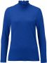 Efixelle Shirt lange mouwen en opstaand kraagje Van blauw - Thumbnail 1