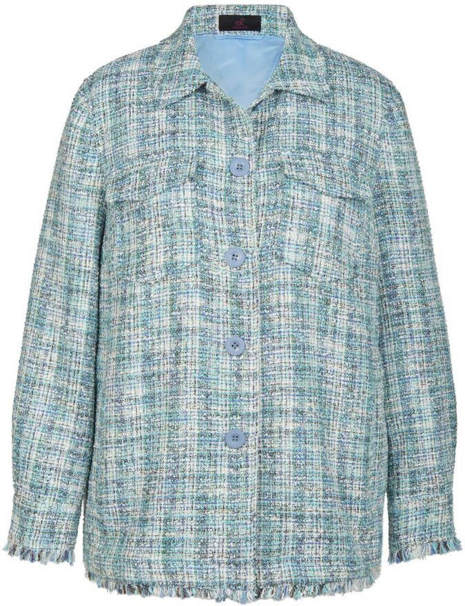 Emilia Lay Jasje knoopsluiting Van blauw