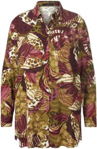 Emilia Lay Lange blouse 100% viscose Van multicolour