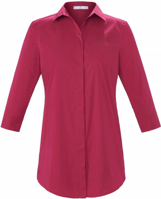 Emilia Lay Lange blouse 3 4-mouwe Van pink