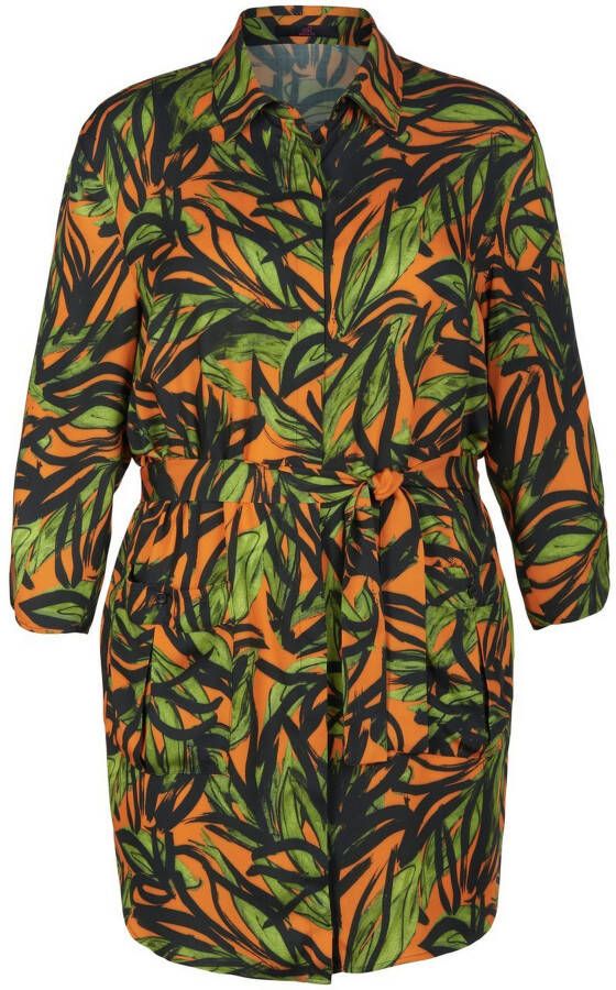 Emilia Lay Lange blouse 3 4-mouwen Van multicolour