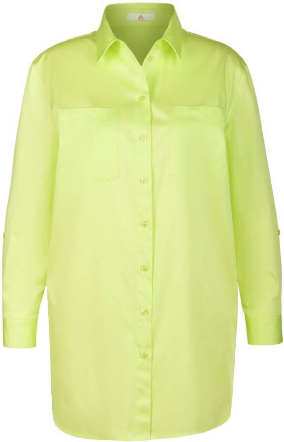 Emilia Lay Lange blouse lange mouwen Van groen