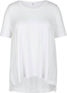 Emilia Lay Shirt ronde hals en korte mouwen Van wit