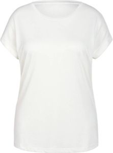 Emilia Lay Shirt ronde hals en korte mouwen Van wit