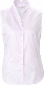 Eterna Mouwloze blouse 100% katoen Van roze